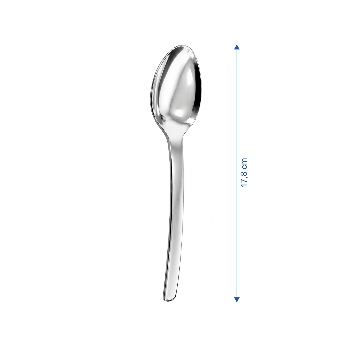 Elegantní dezertní lžička Michela 17,8 cm z nerezové oceli. Sada 12 kusů.