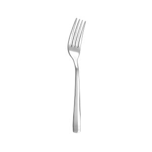 Elegantní dezertní vidlička Laura 17,6 cm s lesklým povrchem z nerezové oceli 18/10.