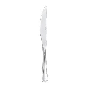 Steakový nůž Inglese 23 cm s lesklým povrchem z nerezové oceli 18/0. Sada 12 kusů.