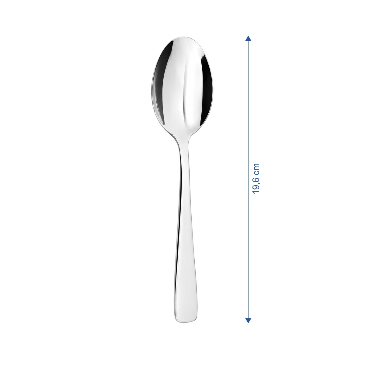 Stolní lžíce Laura 19,6 cm z nerezové oceli 18/10. Sada 12 kusů.