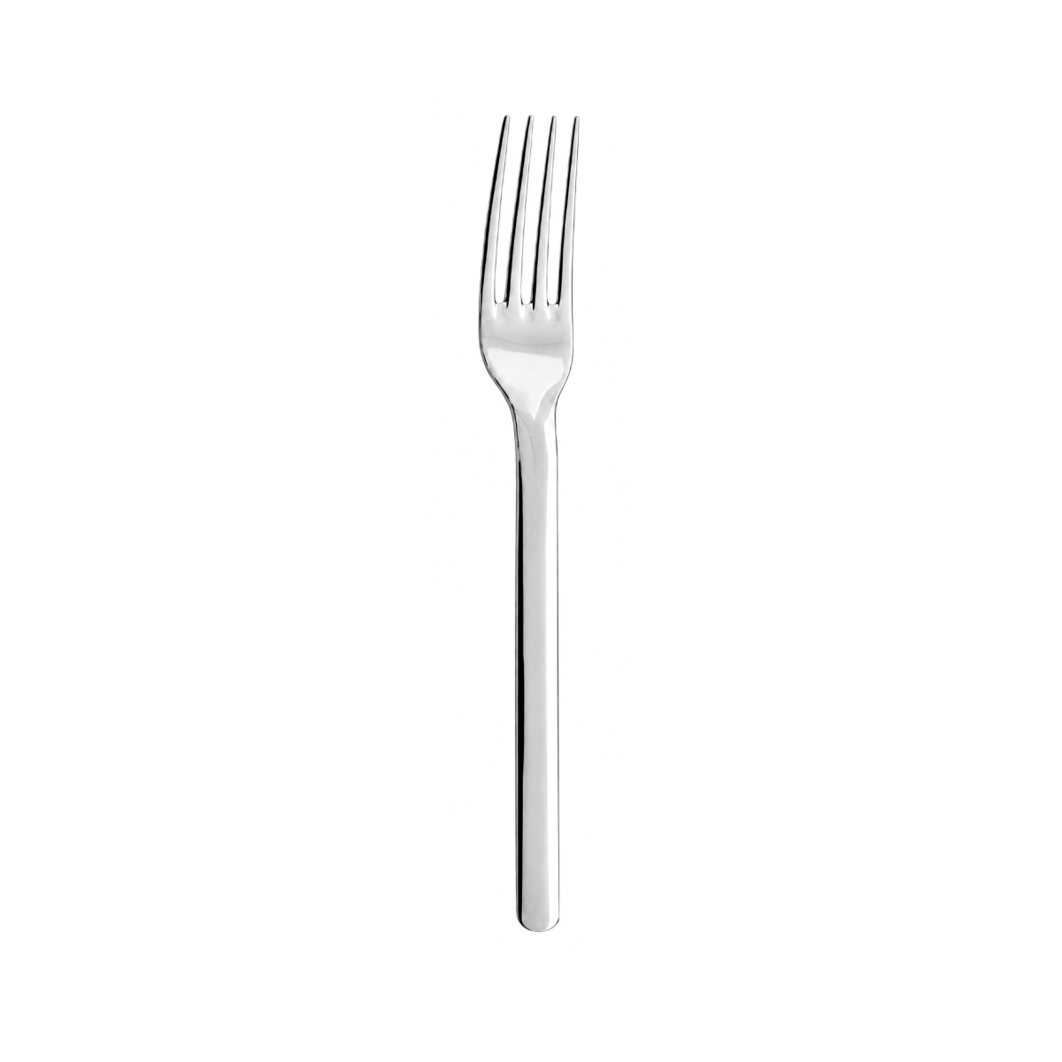 Elegantní stolní vidlička Chiara 21 cm s lesklým povrchem z nerezové oceli 18/10. Sada 12 kusů.