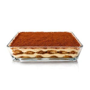 Čirá obdélníková skleněná miska na studené pokrmy, objem 1200 ml.