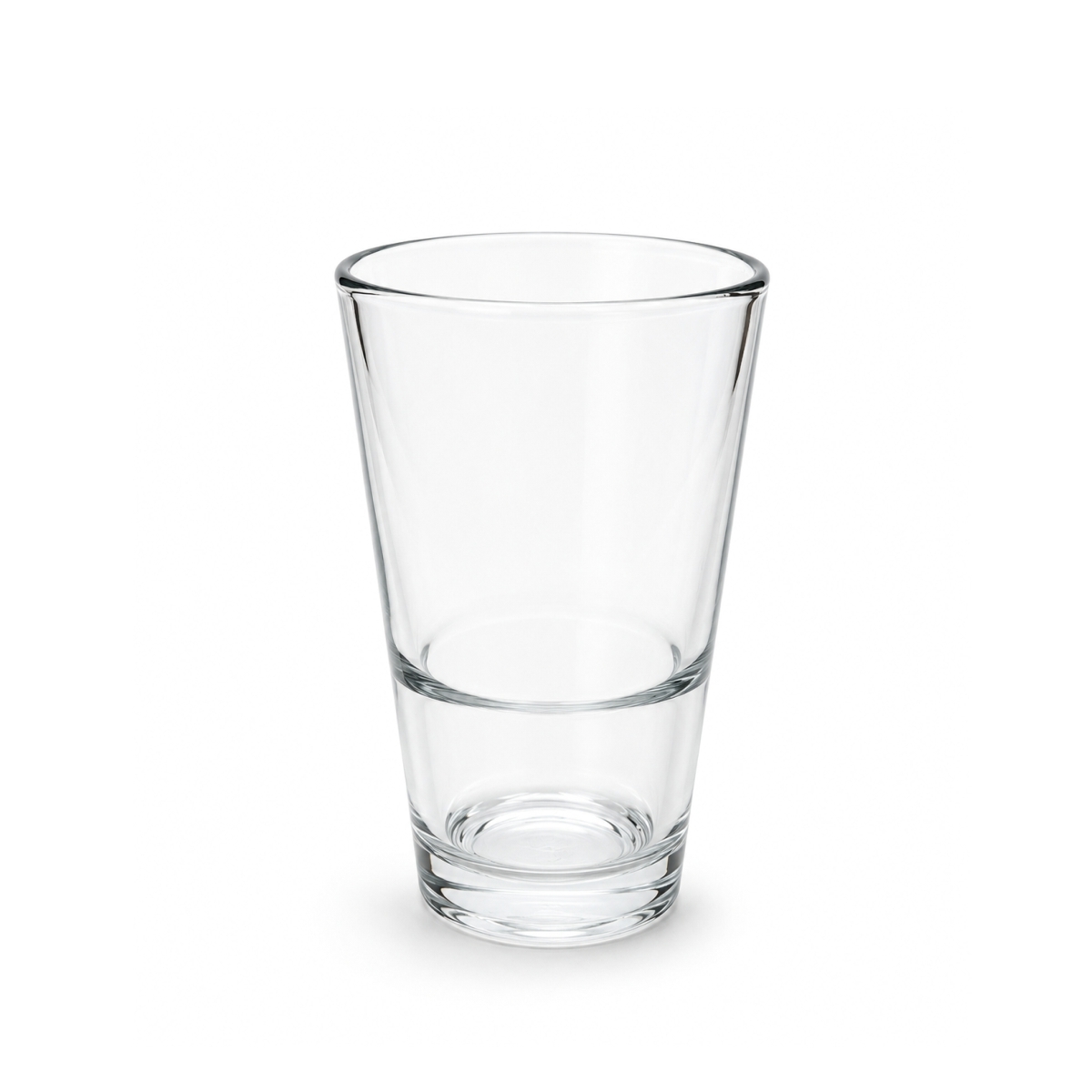 Čirá sklenice na vodu, vyšší kónický tvar, objem 240 ml.