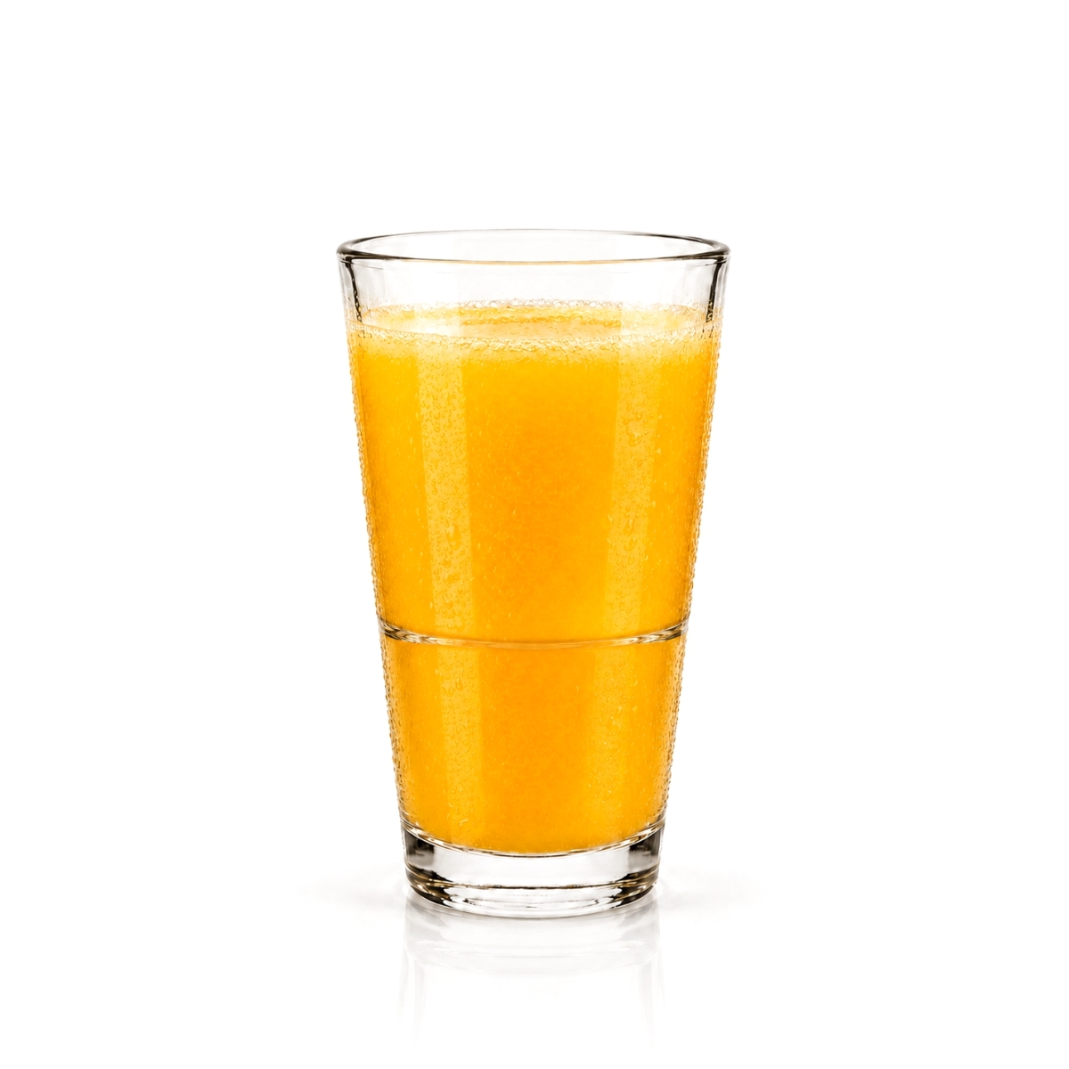 Čirá sklenice na vodu, vyšší kónický tvar, objem 240 ml.