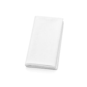 Bílý číšnický příručník Bergen 40 × 40 cm s gramáží 250 g/m².