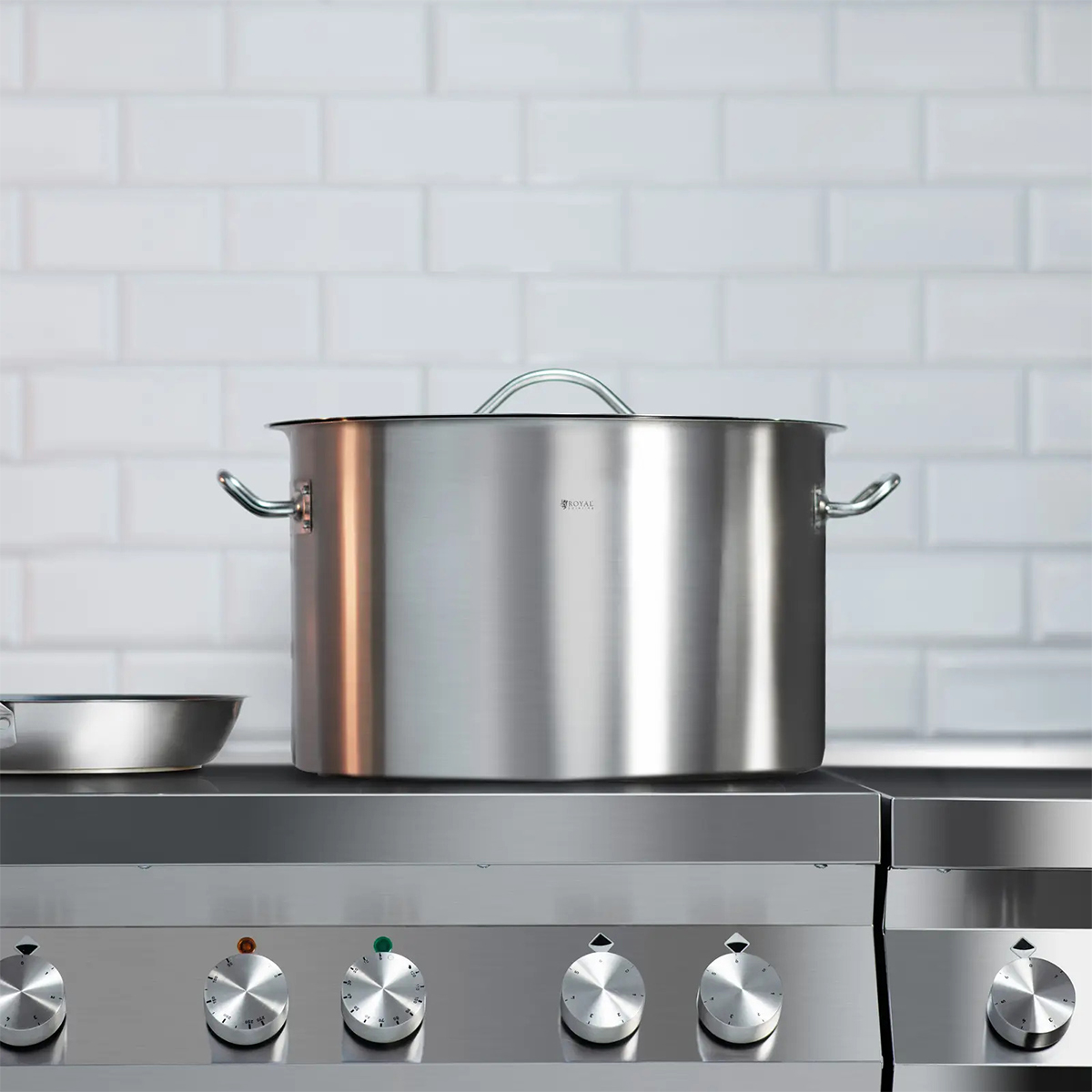 RoyalCatering nerezovy hrnec na indukci 31l 40cm RCST 32F (2)