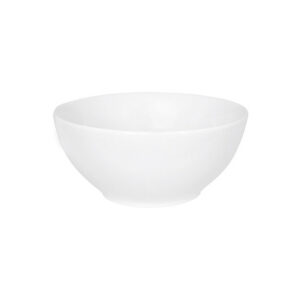 Bílá kulatá porcelánová miska na polévku Simple, 650 ml, s nízkou nasákavostí.